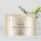 Invitation Parties scintillant De Déchets De Champagne Serez- (Debout devant)