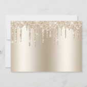 Invitation Parties scintillant De Déchets De Champagne Serez- (Dos)