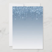 Invitation Parties scintillant de douche virtuelle Oh Baby Bo (Dos)