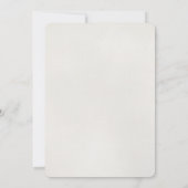 Invitation Parties scintillant de glamour or Confetti Faire-p (Dos)