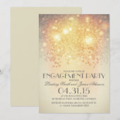 Invitation parties scintillant de la chaîne de lumières parti (Devant / Derrière)