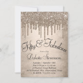 Invitation Parties scintillant de la méthode de dépouille | C (Devant)