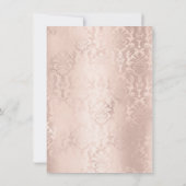 Invitation Parties scintillant de maquillage rose pâle Yeux 1 (Dos)