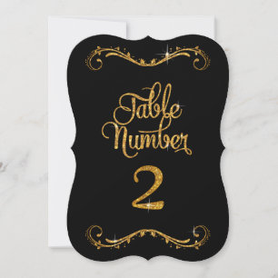 Invitation Parties scintillant de script fantaisie Tableau Nu