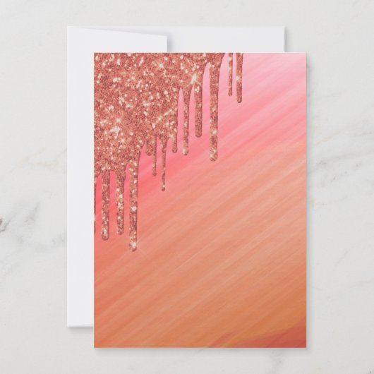 Invitation Parties scintillant de séchage | Ombre Melting Dri (Dos)