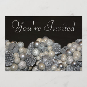 Invitation Parties scintillant de vacances