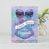 Invitation Parties scintillant Dentelle Corset Lingerie Fête  (Debout devant)