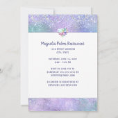 Invitation Parties scintillant Dentelle Corset Lingerie Fête  (Dos)