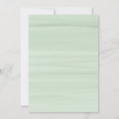 Invitation Parties scintillant des fleurs d'aquarelle Premièr (Dos)