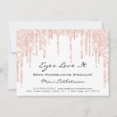 Invitation Parties scintillant d'étincelle de l'extension de  (Devant)