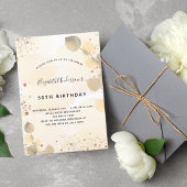 Invitation Parties scintillant d'eucalyptus d'anniversaire fe