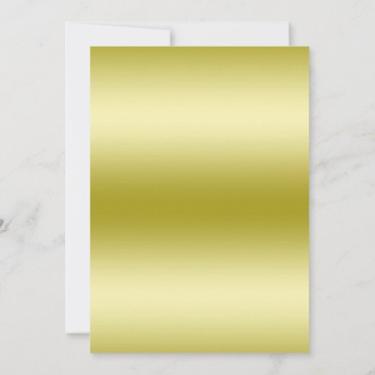 Invitation Parties scintillant Diamond Aquarelle Fleurs Or An (Dos)