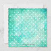 Invitation Parties scintillant d'invitation magique de sirène (Dos)