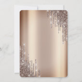 Invitation Parties scintillant, Diplôme de Casquette de grade (Dos)