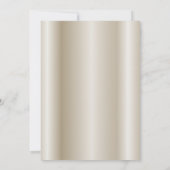 Invitation Parties scintillant d'or bronze moderne Toute Occa (Dos)