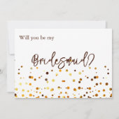 Invitation Parties scintillant d'or - Offre minimale de prése (Dos)