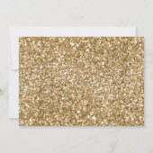 Invitation Parties scintillant d'or robe de robe d'or doux 16 (Dos)