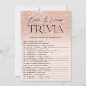 Invitation Parties scintillant d'or rose chic ombre rose nupt (Devant)