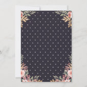 Invitation Parties scintillant d'or Script Graduation Fête de (Dos)