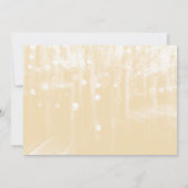 Invitation Parties scintillant d'or Serez-vous ma demoiselle (Dos)