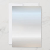 Invitation Parties scintillant Drips Silver 50th Birthday Par (Dos)