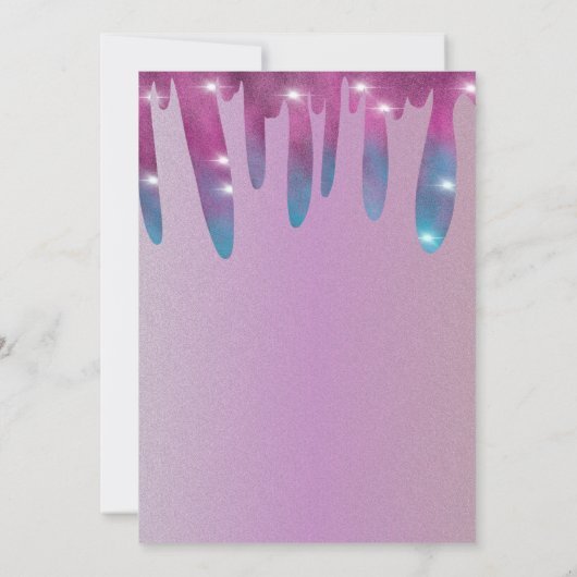 Invitation Parties scintillant Drives Slime Party Birthday Sp (Dos)