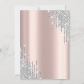 Invitation Parties scintillant en argent, Robe Tour Eiffel Sw (Dos)