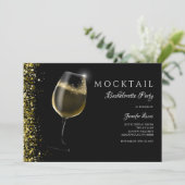 Invitation Parties scintillant en or étincelant Bachelorette  (Debout devant)