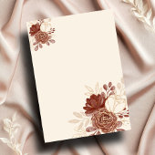 Invitation Parties scintillant en or lin aquarelle floral isl
