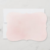 Invitation Parties scintillant en or rose et Quinceanera fleu (Dos)