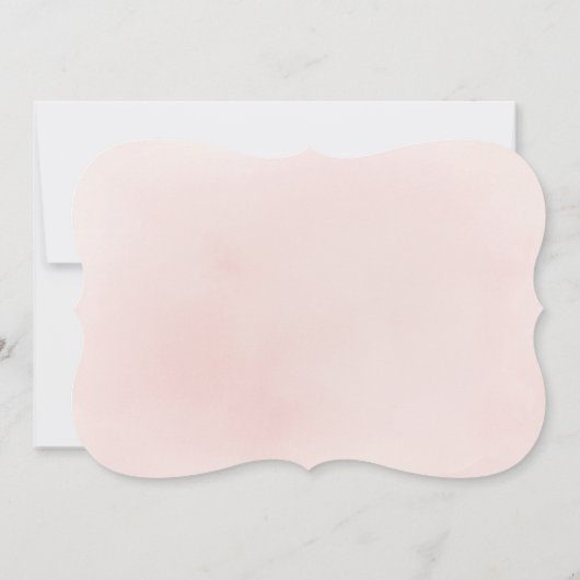 Invitation Parties scintillant en or rose et Quinceanera fleu (Dos)