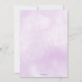 Invitation Parties scintillant en or violet Robe Florale Quin (Dos)