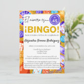 Invitation Parties scintillant espagnole Fun Bingo & Jeux 45e (Debout devant)
