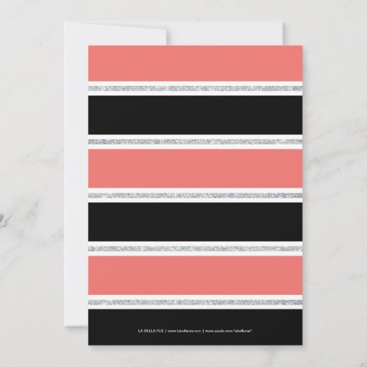 Invitation Parties scintillant étincelante Confetti | 30e ann (Dos)