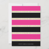 Invitation Parties scintillant étincelante Confetti | Anniver (Dos)