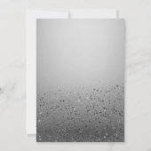 Invitation Parties scintillant étincelante en argent douce 16 (Dos)