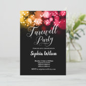 invitation parties scintillant Farewell Party (Debout devant)