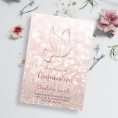 Invitation Parties scintillant fausse de confirmation