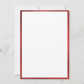 Invitation Parties scintillant festive Noël Jeu de nuit Soiré (Dos)