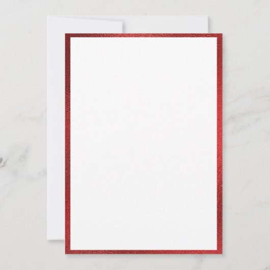 Invitation Parties scintillant festive Noël Jeu de nuit Soiré (Dos)