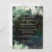 Invitation Parties scintillant forestières Hip Fairy Tale Mar (Dos)