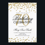 Invitation Parties scintillant Gold 70th Birthday Party Confe<br><div class="desc">Elégant modèle d'invitation à la Parties scintillant Faux 70e anniversaire Confetti Gold. Idéal pour les fêtes de 70 ans et plus !</div>