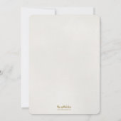 Invitation Parties scintillant Gold Glamor Confetti (Dos)