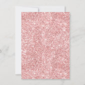 Invitation Parties scintillant Gold Rose en cuivre (Dos)