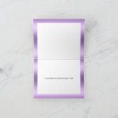 Invitation Parties scintillant goutte pourpre bébé pieds Cart (Intérieur)