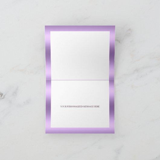 Invitation Parties scintillant goutte pourpre bébé pieds Cart (Intérieur)