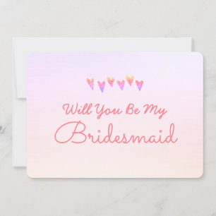 Invitation Parties scintillant Grand Coeur Serez-Vous Ma Femm