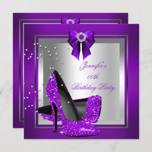 Invitation Parties scintillant haute talon Chaussure Argent v