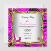 Invitation Parties scintillant Hot rose High Talon Chaussures (Dos)