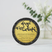 Invitation Parties scintillant Look Pop ! Fizz ! Clink ! Réve (Debout devant)